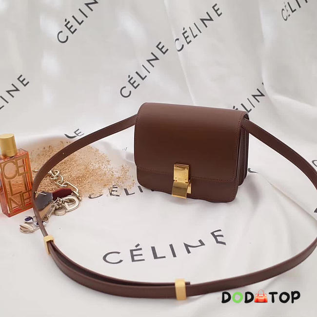 Fancybags Celine Classic Box Shoulder Bag Brown - 1