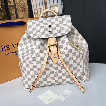Fancybags Louis vuitton original damier azur backpack sperone N41578