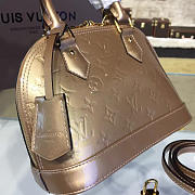 Fancybags louis vuitton original patent calfskin alma BB M90485 pink - 4