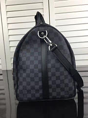 Fancybags Louis vuitton original damier graphite keepall 55 bag N41413 - 4