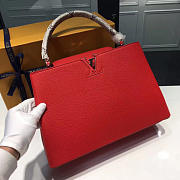 Fancybags Louis vuitton taurillon leather capucines BB M94754 red - 5