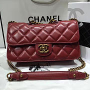 Fancybags Chanel Red Quilted Calfskin Perfect Edge Bag Gold A14041 VS09015 - 1