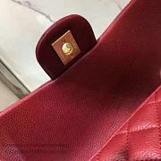 Fancybags Chanel Calfskin Small Flap Bag Burgundy A98256 VS06927 - 4