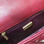 Fancybags Chanel Calfskin Small Flap Bag Burgundy A98256 VS06927 - 2