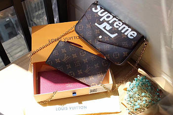 Fancybags Louis Vuitton Supreme Monogram Wallet Clutch Bag Shoulder Bag 61276