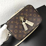 Fancybags 2018 louis vuitton monogram canvas saintonge bag M43559 white - 6