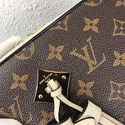 Fancybags 2018 louis vuitton monogram canvas saintonge bag M43559 white - 4