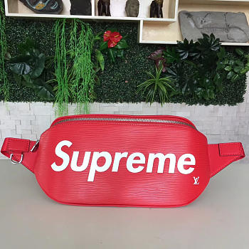 Fancybags Louis Vuitton Supreme Pocket red