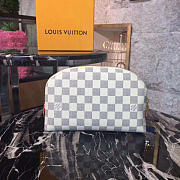 Fancybags Louis vuitton original damier azur cosmetic pouch white - 3