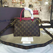 Fancybags  Louis Vuitton original monogram pallas BB M42961 bordeaux - 4