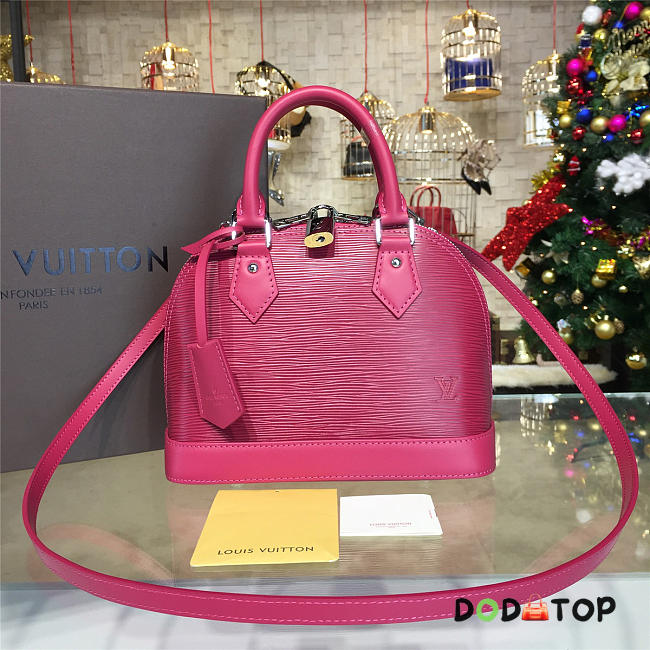 Fancybags LOUIS VUITTON ALMA BB rose red - 1