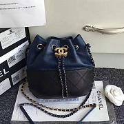 Fancybags Chanel Chanels Gabrielle Purse Blue and Black A98787 VS05032 - 1