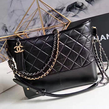 Fancybags Chanel Chanels Gabrielle Hobo Bag Black A93824 VS00185