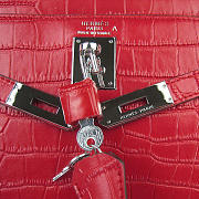 Fancybags Hermes Replica Hermes Kelly 6108 Red Crocodile Bag - 2