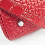 Fancybags Hermes Replica Hermes Kelly 6108 Red Crocodile Bag - 3