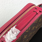 Fancybags louis vuitton monogram canvas saintonge bag M43557 rose red - 5