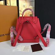 Fancybags louis vuitton original calfskin lockme backpack M41814 red - 4