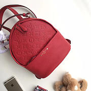 Fancybags louis vuitton original monogram empreinte Sorbonne backpack M44015 red - 1