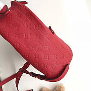 Fancybags louis vuitton original monogram empreinte Sorbonne backpack M44015 red - 5