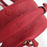 Fancybags louis vuitton original monogram empreinte Sorbonne backpack M44015 red - 6