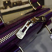 Louis vuitton original monogram vernis leather alma BB purple - 2
