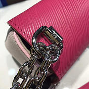 Fancybags louis vuitton top original epi leather twist mm M54899 rose&blue - 3