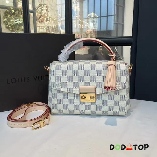 Fancybags Louis Vuitton 1:1 Damier Azur Canvas Croisette N41581 bag - 1