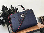 Fancybags louis vuitton  epi leather twist tote M54980 navy blue - 6