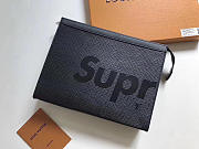 Fancybags Louis Vuitton supreme epi leather toiletry pouch 26 M41366 black - 1