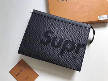 Fancybags Louis Vuitton supreme epi leather toiletry pouch 26 M41366 black