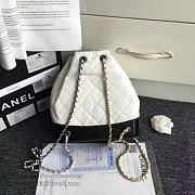 Fancybags Chanel Chanels Gabrielle Backpack White and Black A94485 VS06686 - 5