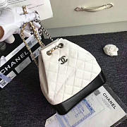 Fancybags Chanel Chanels Gabrielle Backpack White and Black A94485 VS06686 - 2