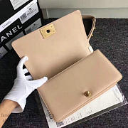 Fancybags Chanel Lambskin Medium Boy Bag A67086 Beige 2017 VS02723 - 3