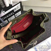 Fancybags Chanel Stud Calfskin Bucket Bag Green A93598 VS08204 - 3