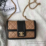 Fancybags Chanel Lambskin Small Chain Wallet Beige A91365 VS03969 - 4