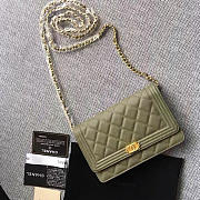 Fancybags Chanel Caviar WOC Chain Wallet Green A80287 VS07114 - 1