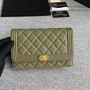 Fancybags Chanel Caviar WOC Chain Wallet Green A80287 VS07114 - 4