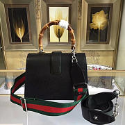 Fancybags Gucci Dionysus medium top handle bag black leather - 4