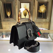 Fancybags Gucci Dionysus medium top handle bag black leather - 6