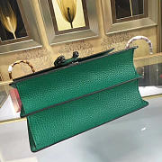 Fancybags Gucci Dionysus medium top handle bag green leather - 5