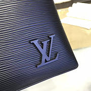 Fancybags  louis vuitton original epi leather kleber mm M51323 black - 5