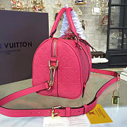 Fancybags Louis vuitton monogram empreinte speedy 25 M42401 rose red - 5