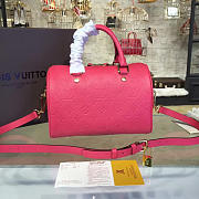 Fancybags Louis vuitton monogram empreinte speedy 25 M42401 rose red - 4