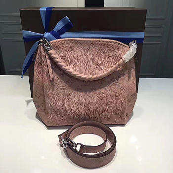 Fancybags louis vuitton original mahina leather babylone M51219 pink