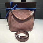 Fancybags louis vuitton original mahina leather babylone M51219 pink - 2