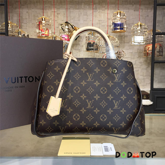 Louis vuitton original monogram montaigne bag mm M41056 - 1