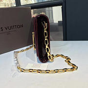 Fancybags Louis Vuitton CHAIN LOUISE GM wine - 3