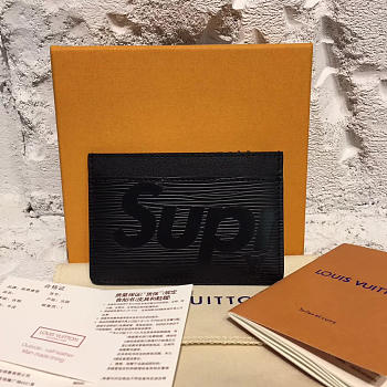 Fancybags Louis Vuitton Supreme card holder M61733  Black