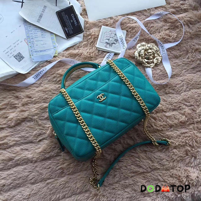 Fancybags Chanel Bowling Bag A69924 Green 24cm - 1
