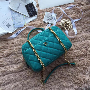 Fancybags Chanel Bowling Bag A69924 Green 24cm